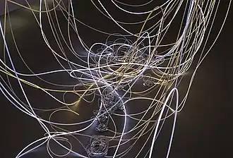 mirror connection cafam museum of cafa Arata Isozaki light installation light art grimanesa amoros