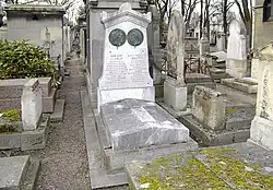 Tombe d’André Marie Ampère – Cimetière de Montmartre - Paris