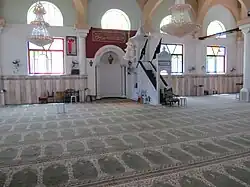 Vista interior de la mezquita