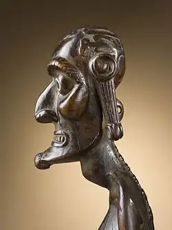 Detalle cara moái Kava-Kava