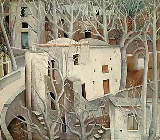 Árboles blancos, 1925, Hamburguesa Kunsthalle