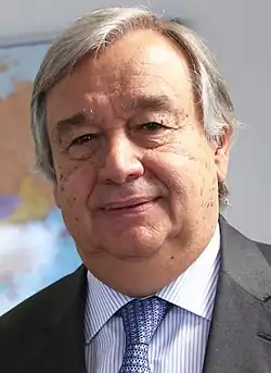 Naciones Unidas António Guterres, Secretario General