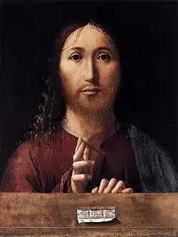 Versión sin orbe de Antonello da Messina, ca. 1465.