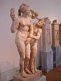 Grupo de Afrodita, Pan y Eros (helenística, siglo I).[13]​
