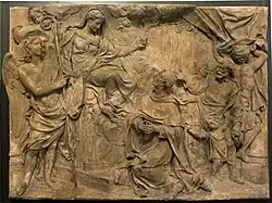 Aparición de la Virgen, de Sigisbert Adam.