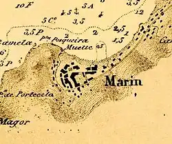 Detalle de la villa de Marín