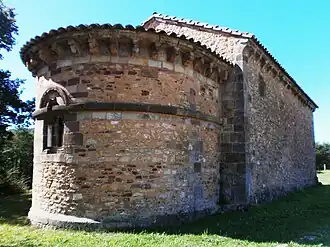 Ábside hacia el este.