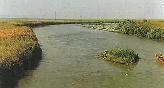 El Aras desde la capital turca Igdir.