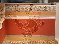 Reconstrucción de un edificio minoico