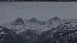 Captura de pantalla de Archcraft v2023.04, con Bspwm como gestor de ventanas en mosaico.