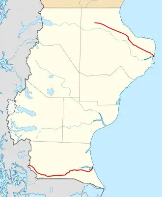 Comodoro Py ubicada en Provincia de Santa Cruz - tren