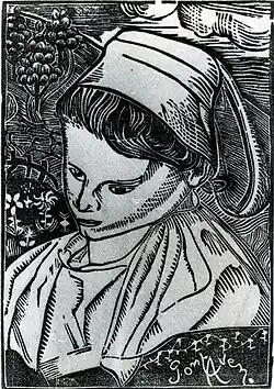 Bretonne (1896), xilografía