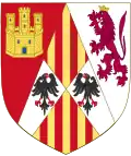 Escudo de armas de Alonso de Aragón.