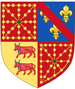 Escudo 1572-1589 Casa de Borbón