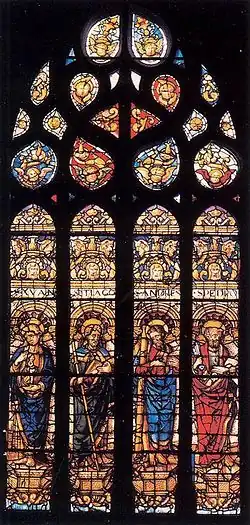 San Juan, Santiago, San Andrés y San Pedro por Arnao de Flandes