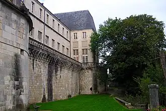 Fachada trasera del château