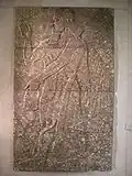 Genio alado del palacio de Nimrud de Asurnasirpal I, actualmente en el Museo Calouste Gulbenkian de Lisboa.