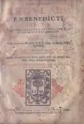 Comentarios a la regla de san Benito impresos en el monasterio de la Oliva(1647)