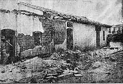 Efectos del estallido en las casas desde donde se perpetró el ataque.[10]​