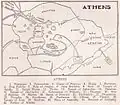 Plano de la antigua Atenas.