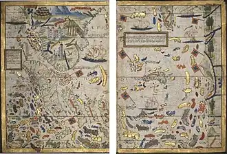16 y 17. Mapa de las «Chinarum Insule» (Insulindia).