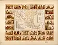Carta Etnográfica. Atlas pintoresco e histórico de los Estados Unidos Mexicanos. 1885
