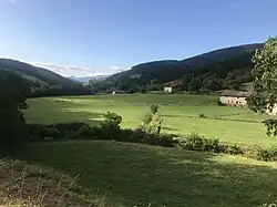 Vista del valle hacia Marzana