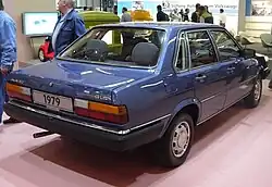 Audi 80 B2 4P vista posterior.