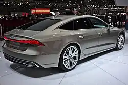 Vista trasera del Audi A7