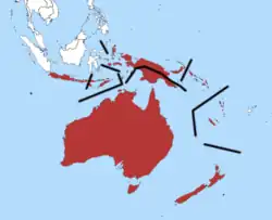 Distribución separada por líneas