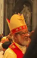 El cardenal Alencherry en la Cátedra de San Pedro, 11 de octubre de 2014.