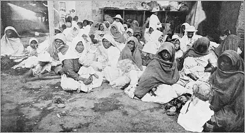 Mujeres yaquis durante el exilio en Yucatán