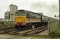 47 602 Glorious Devon con librea InterCity, Southampton 1989