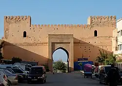 Vista de la parte interior de la puerta.