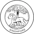 Insignia de Singapur en las Colonias del Estrecho