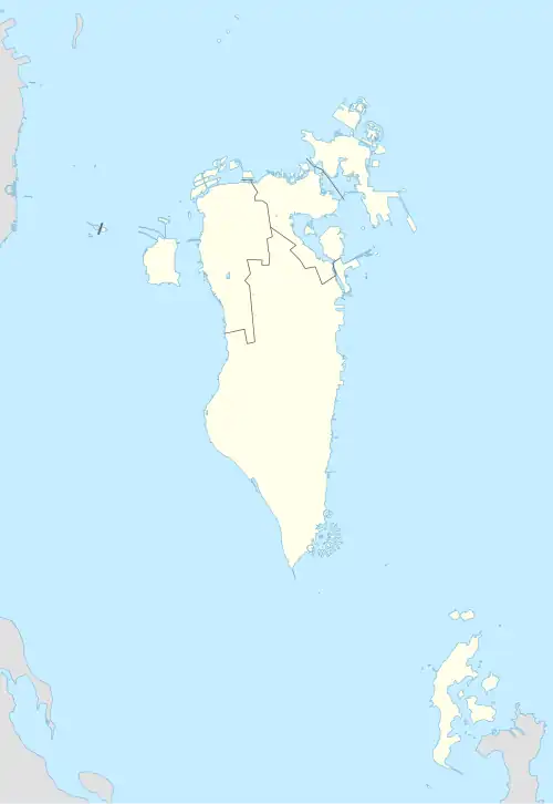 Riffa ubicada en Baréin