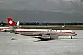 Convair 990 de Balair en el aeropuerto de Ginebra (1968)