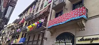 Balcones en el Carnaval de Tolosa
