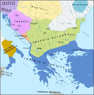 El Imperio búlgaro (893-927)