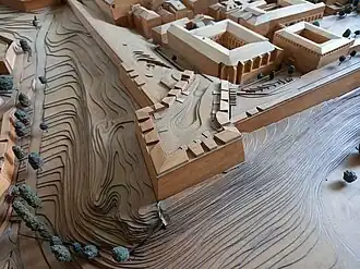 Maqueta del baluarte del Labrit.[o]​