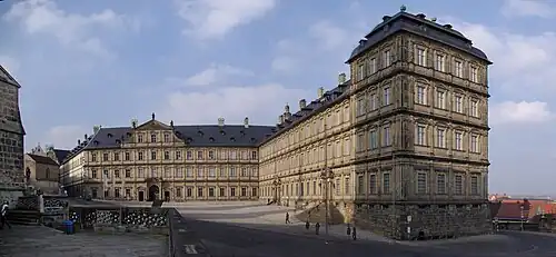 Nueva Residencia de Bamberg, de J.L. Dientzenhofer (1697-1703)