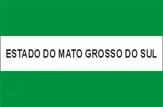 Bandera no oficial utilizada en Mato Grosso del Sur, 1977-1979.