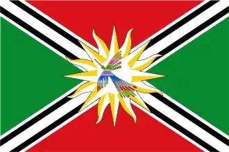 Bandera de Santo Domingo de los Tsáchilas