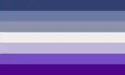 Bandera butch en azul y rosa, 2016