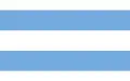 Supuesto pabellón mercante del Estado de Buenos Aires (1852-1861), visto en 1851 Chart of Maritime Flags of the World.[2]​[3]​