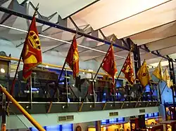 Banderines del Ejército Español.