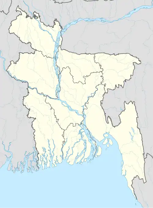 Sylhet ubicada en Bangladés