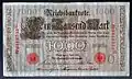 Billete de 1000 Marcos de sellos rojos, 21 de abril de 1910