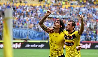 Brahian junto a Ismael Blanco