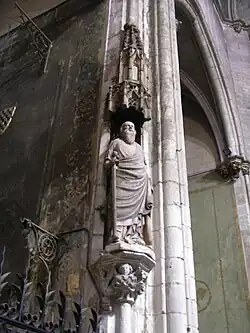 San Pablo, escultura del siglo&nbsp;XIV.